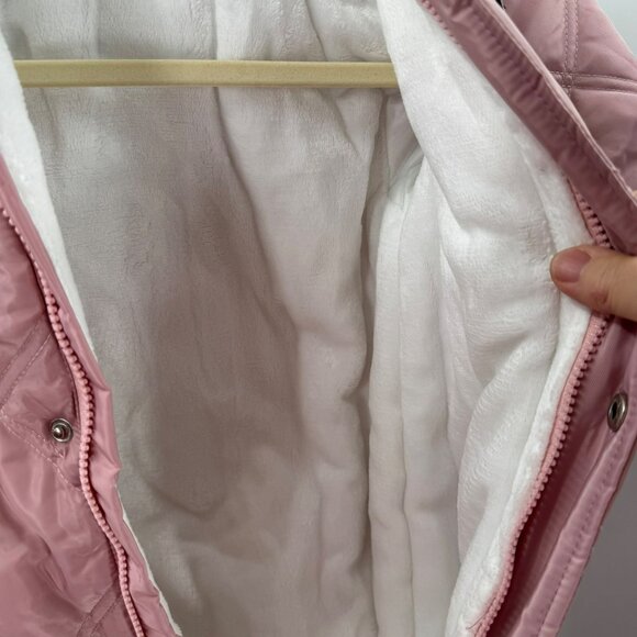 Murmurbear Pink Rose Fleece-Lined Quilted Snow Suit 18-24 Months - Picture 8 of 16